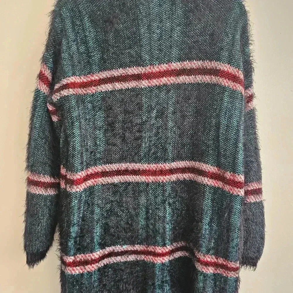 Anthropologie Raga Eyelash Fuzzy Knit Open Front … - image 6